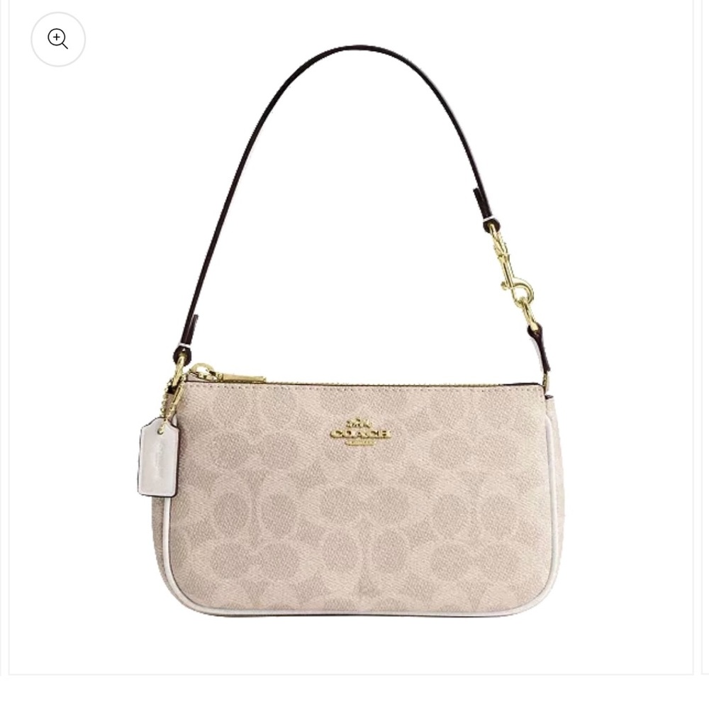 Brand New with tags Nolita 19 in Signature Canvas in Sand (Tan) & Gold